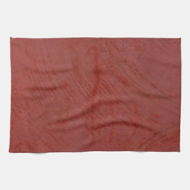 Solid Red Tea Towel (Horizontal)
