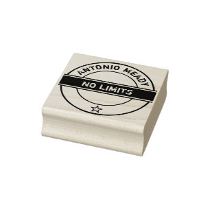 Solid Rings, Stripes & Icon STAR + your own saying Rubber Stamp