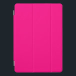 Solid rose deep pink iPad pro cover<br><div class="desc">Solid rose color deep pink simple design.</div>