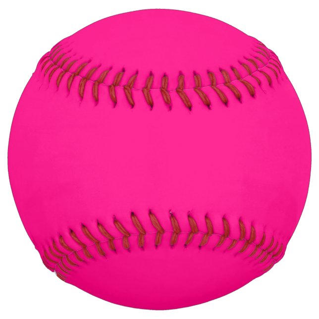 Solid rose deep pink softball (Front)
