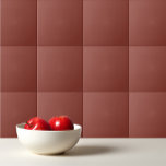 Solid russet brown ceramic tile<br><div class="desc">Solid russet brown design</div>