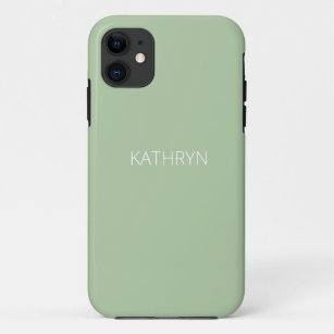 solid sage green natural Case-Mate iPhone case