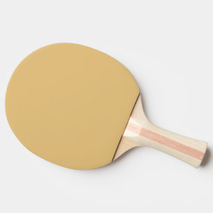 Solid sand brown ping pong paddle