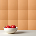 Solid sandy brown pale orange ceramic tile<br><div class="desc">Solid sandy brown pale orange design.</div>