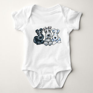 Solid Schnauzers Baby Bodysuit