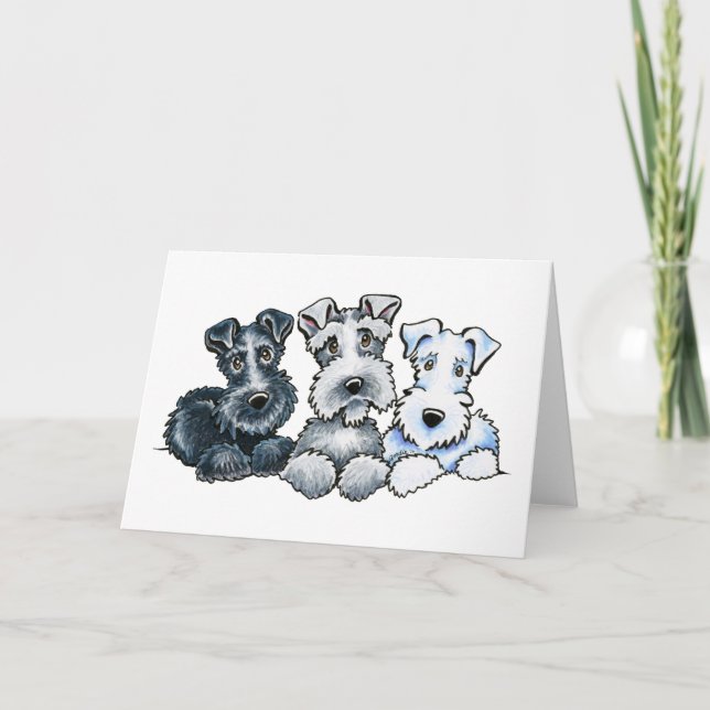 Solid Schnauzers Card (Front)