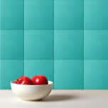 Solid sea green ceramic tile<br><div class="desc">Solid color sea green design.</div>