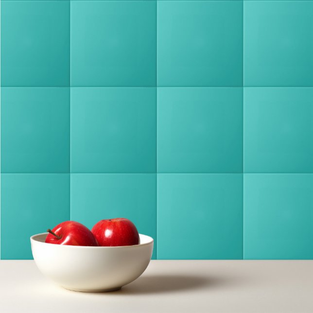 Solid sea green ceramic tile (Creator Uploaded)