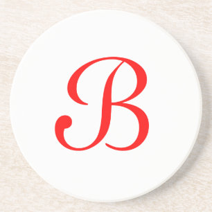 Solid Series---White & You Choose Colour coaster