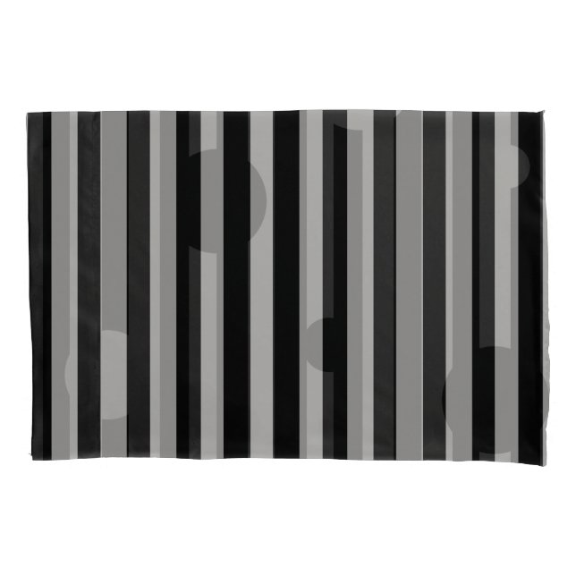 Solid Silver Reversible Pillowcase (Front)