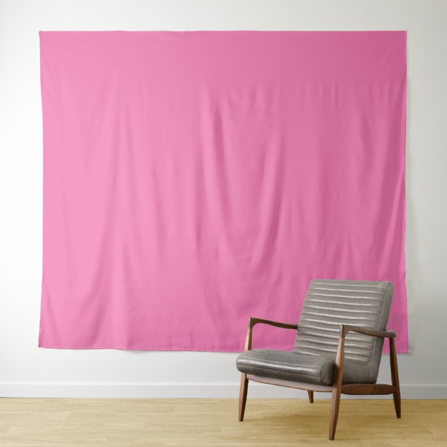 Solid soft barbie pink tapestry (In Situ (Horizontal))
