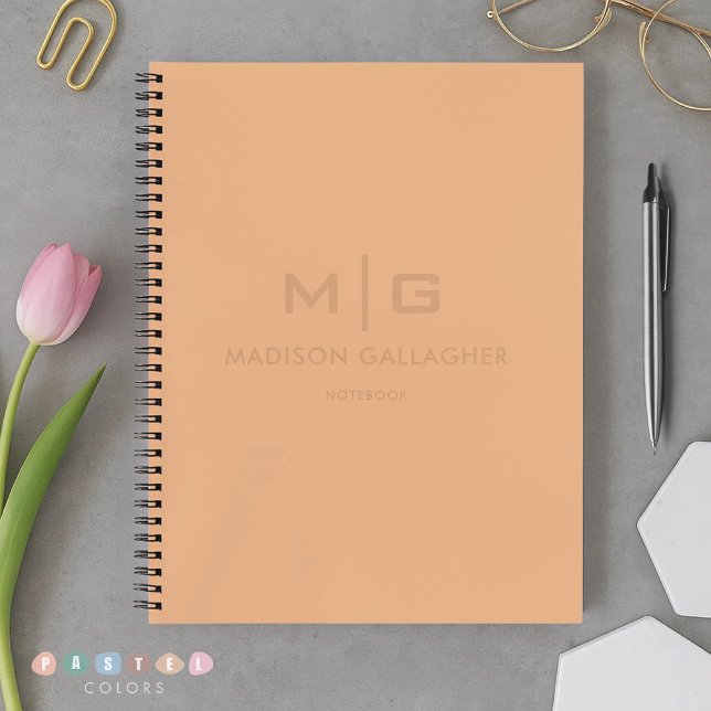 Solid Soft Light Pastel Dark Yellow Orange Colour Notebook (Solid Soft Light Pastel Dark Yellow Orange Color Notebook
)