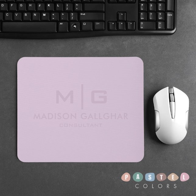 Solid Soft Light Pastel Lavender Purple Colour Mouse Pad (Solid Soft Light Pastel Lavender Purple Color Mouse Pad
)