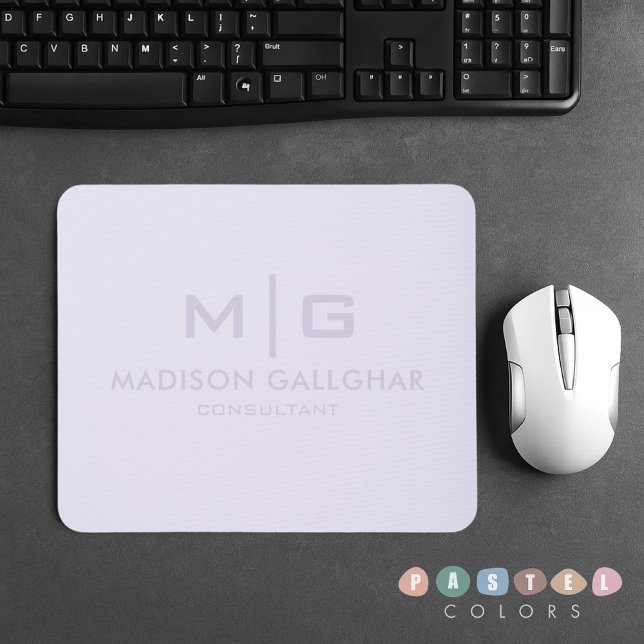 Solid Soft Light Pastel Lavender Purple Colour Mouse Pad (Solid Soft Light Pastel Lavender Purple Color Mouse Pad
)