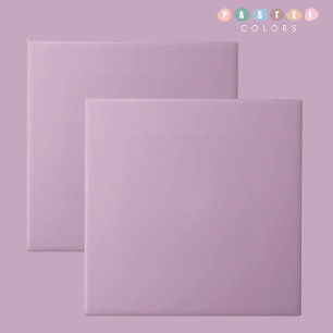 Solid Soft Light Pastel Purple White Colour  Ceramic Tile