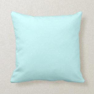 Solid soft pastel baby blue  pillow