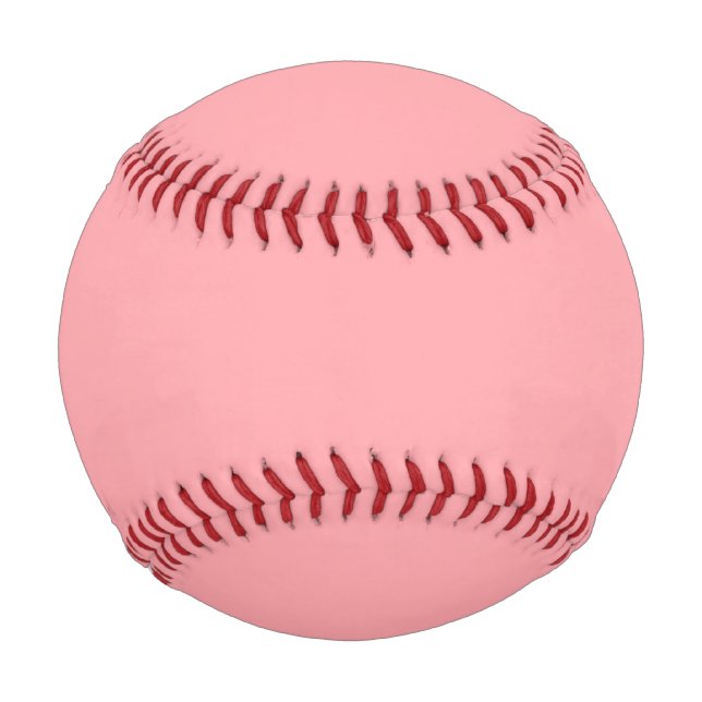 Solid soft pink baseball (Front)