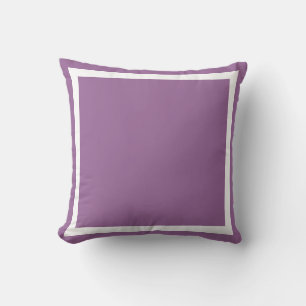Solid Soft powder Purple Bright  plain pillow