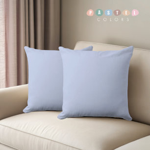 Solid Soft Sky Light Pastel Baby Blue Color Cushion
