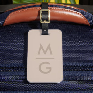 Solid Soft Sky Light Pastel Baby Blue Color Luggage Tag