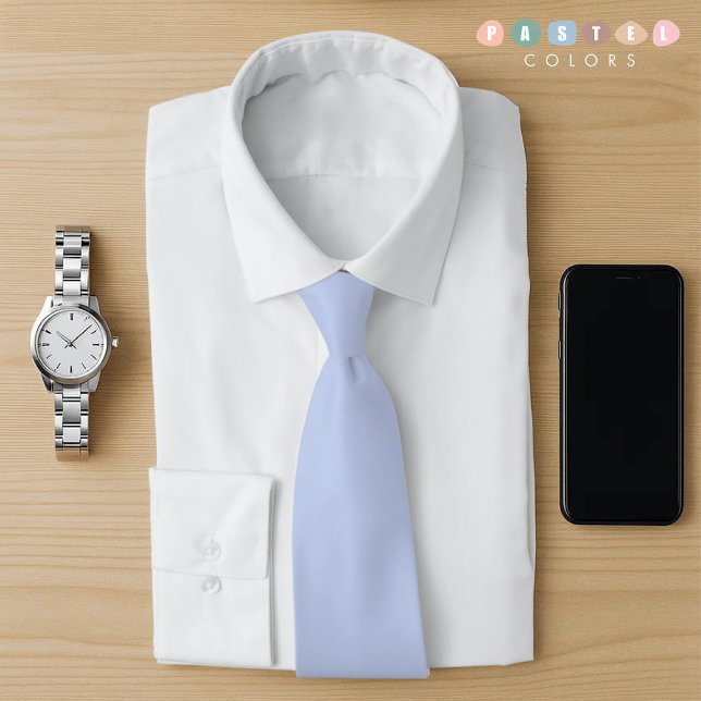 Solid Soft Sky Light Pastel Baby Blue Colour  Tie (Solid Soft Sky Light Pastel Baby Blue Color Neck Tie)