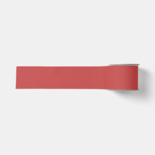 Solid Strawberry Red Ribbon Grosgrain Ribbon