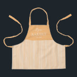 Solid Stripes Editable Colour Custom Kid Apron<br><div class="desc">This lovely design can be customised to your favourite colour combinations. Matching adult and junior designs available. Makes a great gift! Find stylish stationery and gifts at our shop: www.berryberrysweet.com.</div>