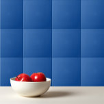 Solid strong blue ceramic tile<br><div class="desc">Solid color strong blue design.</div>