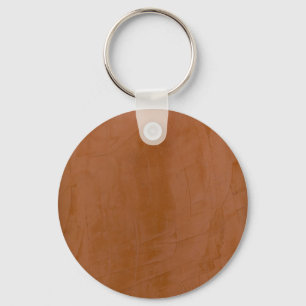 Solid Tangerine Key Ring
