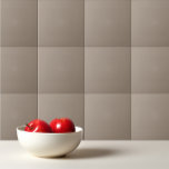Solid taupe dusty brown ceramic tile<br><div class="desc">Solid color taupe dusty brown design.</div>