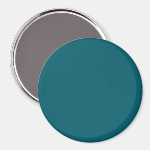 Solid teal blue background, conveying a calm magnet