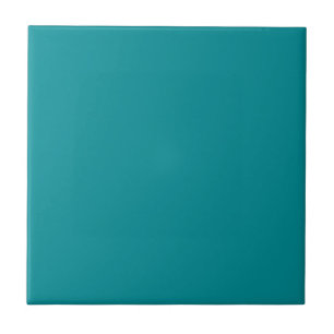Solid Teal Colour Ceramic Tile