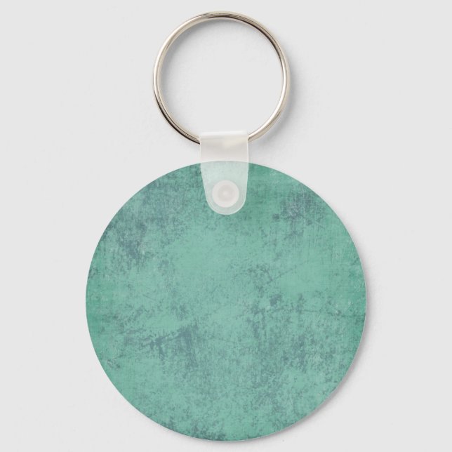 solid_teal CONCRETE SOLID TEAL TEXTURE TEMPLATE BA Key Ring (Front)