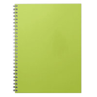 Solid Tender Shoots Green Notepad