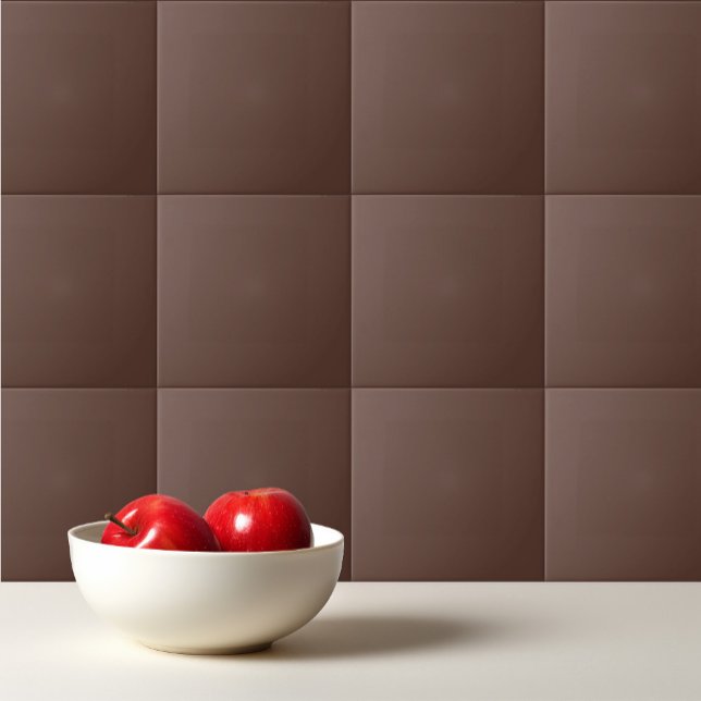 Solid tiramisu dark brown ceramic tile (Creator Uploaded)