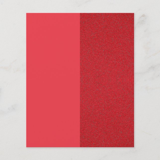 Solid-to-Noise Tomato Red Square Flyer – Customise (Front)