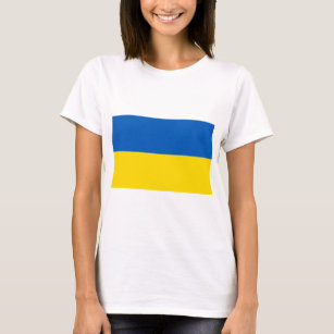 Solid Ukraine Flag Colours T-Shirt