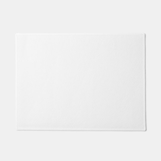 Solid White Doormat (Front)