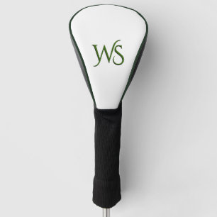 Solid White Personalised Golf Head Cover