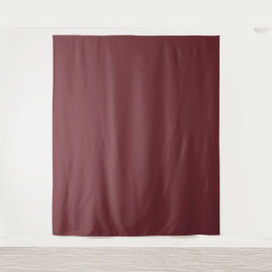 Solid Wine Red Colour Tone Tapestry