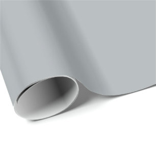 Solid Wolf Grey Wrapping Paper