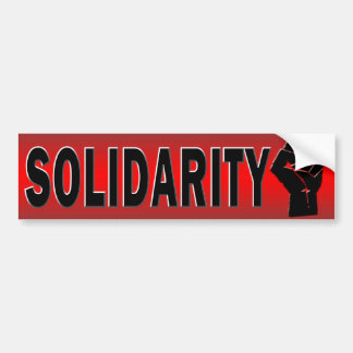 SOLIDARITY BUMPER STICKER
