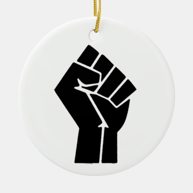 Solidarity Ceramic Ornament (Front)