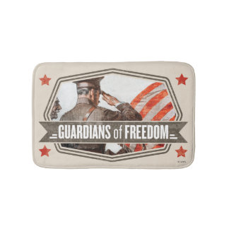 Solider-Guardian of Freedom Bath Mat