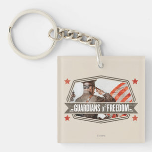 Solider-Guardian of Freedom Key Ring