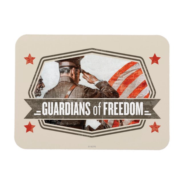 Solider-Guardian of Freedom Magnet (Horizontal)