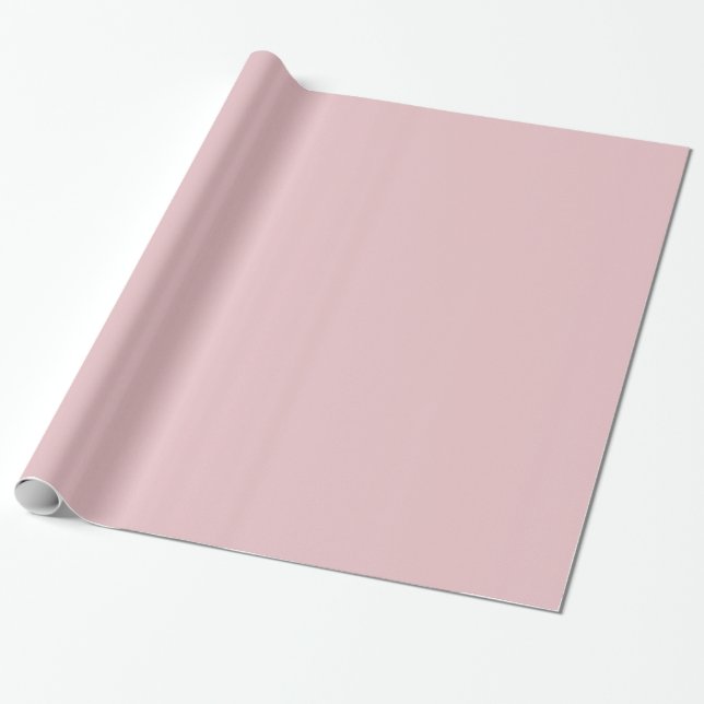 solidf LIGHT PINK SOLID COLORS BACKGROUNDS WALLPAP Wrapping Paper (Unrolled)
