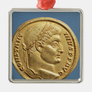Solidus  of Constantine I Metal Ornament