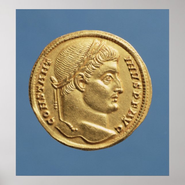 Solidus  of Constantine I Poster (Front)
