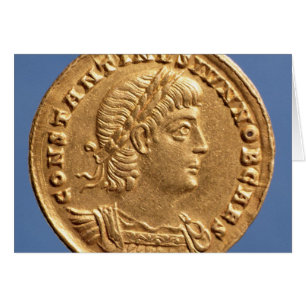 Solidus of Constantine II Caesar cuirassed